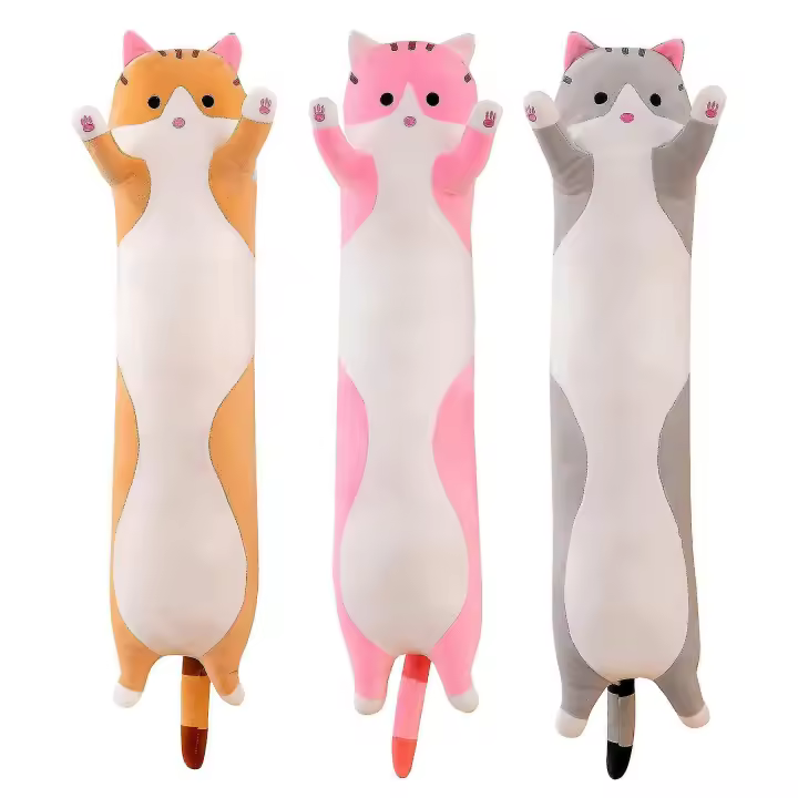 Almohada de muñeco de peluche de gato, juguete de peluche, regalo para niños - 1