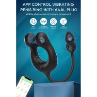 Empaque privado Sexy Wireless APP Ring Vibrador Juguete Sexual Para Hombres Pareja Anal Butt Plug Masajeador de Próstata Masculino Estimulador de Clítoris Suministros para Adultos - details 7