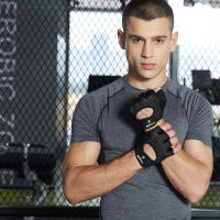Guantes de gimnasio para hombres y mujeres, manoplas de Fitness para levantamiento de pesas, entrenamiento de culturismo, ejercicio deportivo, ciclismo, entrenamiento deportivo, 1 par - details 9
