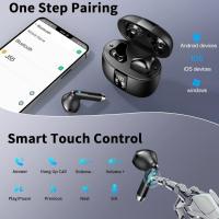 Auriculares Bluetooth 5.4 Ultra Ligeros 56h Autonomía, IP7 Impermeable, 4 Micrófonos ENC - details 6