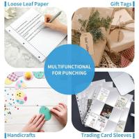 Máquina perforadora de un solo orificio, Mini perforadora de papel creativa portátil, 3 colores disponibles, alicates antideslizantes para álbumes de recortes, 3/6mm, 2 uds. - details 14
