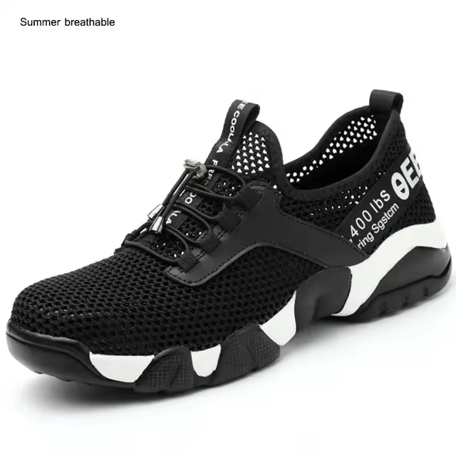 Nuevo Modelo 2025 Zapatos De Seguridad Con Punta De Acero Para Hombre Y Mujer, Zapatillas Informales Reflectantes, Ligeras, Transpirables, Para Evitar Perforaciones, Botas Protectoras, Novedad De 2023 - 1