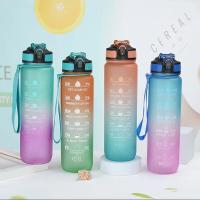Botella de Agua Deportiva a Prueba de Fugas 32 Oz Horas de Beber Paja Ideal para Fitness Gimnasio Al Aire Libre - details 0