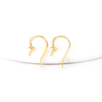 Latón color oro de 18 quilates, compatible con cuentas de medio agujero con ganchos de medio pasador para pendientes, joyería de alta calidad, accesorios para manualidades. - details 39