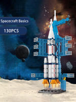 Building Block Toy Micro Particle Assembly Puzzle Space Rocket Cool Desktop Decoration Model Gift Boy Toy - details 6