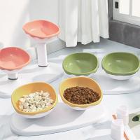 Cuenco ajustable para mascotas de gran capacidad, cuenco desmontable para base alta para gatos, cuenco doble de plástico, cuenco de alimentación para comida de perros, gatitos y cachorros - details 17