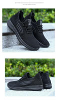 Zapatillas de moda para hombre Zapatillas elásticas ultraligeras y transpirables Suela blanda Zapatos casuales - details 15
