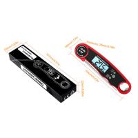 Termómetro plegable para alimentos, herramientas de medición de temperatura para cocina, sonda Digital, termómetro para barbacoa - details 1