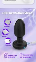 Vibrador Anal con 360 °   Rotación y 14 Modos - Juguete Sexual para Hombres con Control Remoto - Estimulador de Próstata y Masajeador Erótico - details 8