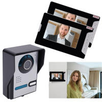 2 - Interfono inalámbrico de 7 pulgadas, timbre de puerta, monitor de cámara, juego de videoportero, botón táctil - details 16
