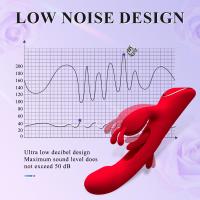 Vibrador Juguetes sexuales para mujeres - Vibradores de conejo 4 en 1 Juguetes para adultos con 7 modos de vibración, nueva aplicación G Spot Consolador de empuje anal, vibrador de clítoris para parejas femeninas Juegos de juguetes sexuales de rosas - details 6