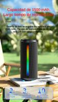 SANLEPUS Altavoz Bluetooth con Sonido HD, Altavoz Inalámbrico Portátil con Luces Intermitentes de Colores, IPX5 Resistente al Agua, Hasta 10H de Tiempo de Reproducción, Emparejamiento TWS, BT5.3, para Hogar/Fiesta/Exterior/Playa - details 2