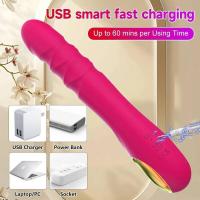 Empaque privado SEXY Dildo Vibrador G pot Estimulador Anal Clitorial con 10 Modos de Vibración de Empuje Juguete Sexual para Adultos para Parejas. - details 8