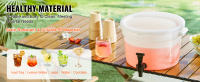 SucceBuy Dispensador de bebidas, 3 galones, bebidas para fiestas, plástico, espiga y tapa, jugo, té, agua, restaurantes, hoteles - details 3