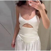 OUWU- Moda Midi Mujer, Elegante Vestido Largo Sin Espalda Fiesta de Noche, Bata de Playa Vacaciones para Mujer - details 12