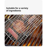 Malla antiadherente de acero inoxidable 304 para barbacoa, cesta para asar a la parrilla, estera de malla para carne y verduras, herramienta para fiesta de Picnic - details 3