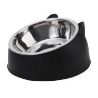 Cuenco inclinado de acero inoxidable para gato y perro, comedero antideslizante para mascotas, 15 grados, protección para el cuello - details 12
