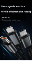 Cable de carga rápida 3 en 1 de 100W, Chip Visual inteligente, línea de carga trenzada de nailon, diseño transparente para iPhone y Android - details 6