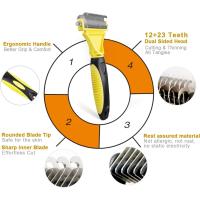Cepillo/Peine/Rastrillo de Pelo Muerto para Perro y Gato,Reduce Eficazmente la Caída del Cabello hasta un 90% - details 4
