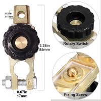Interruptor de Batería de Coche 12V-24V Desconexión Rápida Accesorios de Batería Motores - details 3