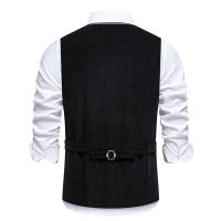Chaleco Retro de Cuello en V Moda de Fiesta de Ocio para Hombres Material de Poliéster - details 14