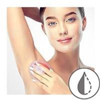 Dylonic Exfoliating Brush armpits underarms ingrown hair remover