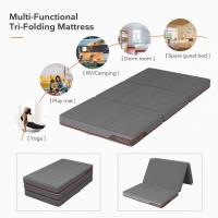 Colchón Plegable de Espuma Viscoelástica 90x190cm, Grosor de 10cm, Colchón Plegable Invitados de Tres Partes con Bolsa de Transporte, Funda Cómoda y Transpirable, 90x190x10cm - details 1