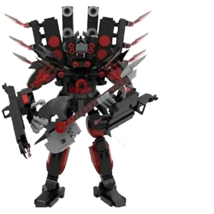 Juego de bloques de construcción, juguetes súper gigantes, altavoz de guitarra Titan mejorado, bloques de construcción principales, figuras de acción, bloques de construcción de modelos - 1