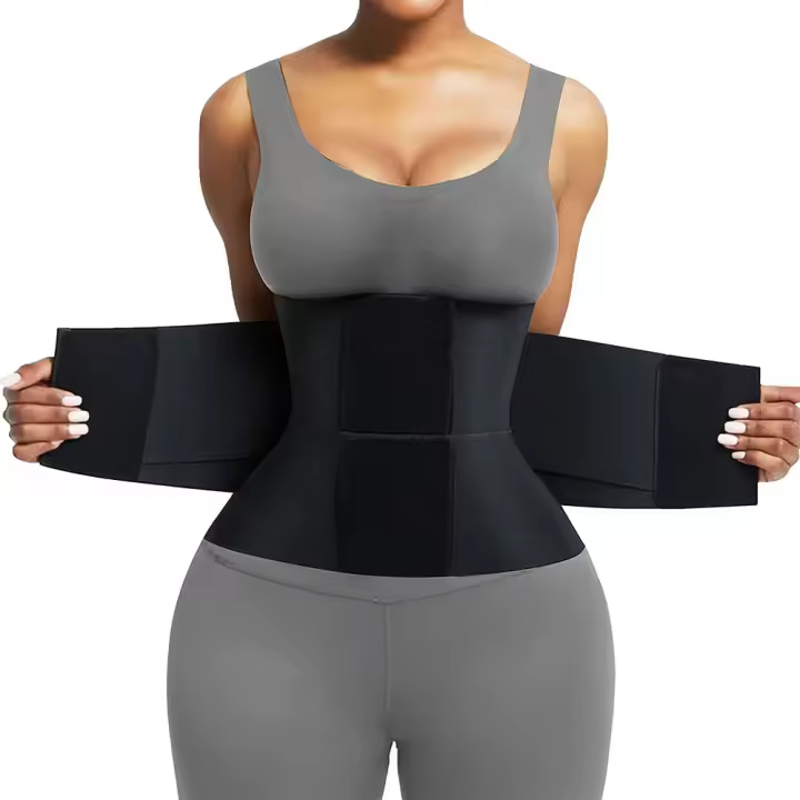 Recortador de Cintura para Hombres y Mujeres Entrenador de Cintura para Sudor, Rodillo de Cuerpo Moldeador, Pérdida de Peso de Barriga, Vientre Plano, Adelgazamiento, Gimnasio Deportivo - 1