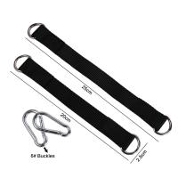 Cinturón de extensión de barra única de Dacron, piezas de gimnasio de una sola capa, correas para columpio de árbol, Kit de suspensión, tira de extensión, cinturón de conexión colgante - details 5