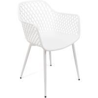 2 y 4 Sillas en Polipropileno y Metal/Madera - Asiento de Diseño Ideal para Comedor y Cocina - Varios Modelos (2, Modelo 1 - Blanco) - details 4