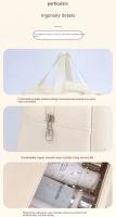 Bolsa de Cosméticos de Viaje Portátil Gran Capacidad, Multifuncional, Impermeable, Estuche de Maquillaje Transparente - details 11