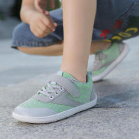 Zapatos deportivos ligeros y transpirables para niños, zapatillas minimalistas con puntera ancha y suela de goma, cómodas para niñas y - details 12
