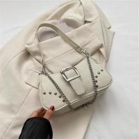 Bolso Retro Simple para axila, bolso de hombro informal de tendencia a la moda, bolso cruzado con textura informal de lona para mujer - details 18