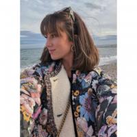 Ropa acolchada de algodón para mujer，Cachemira impresa，Comodidad y casual，Manga acampanada suelta - details 1