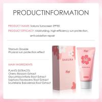 Sakura Crema Protectora Solar Bloqueador Solar Facial Spf50 Hidratante y Blanqueador - details 6