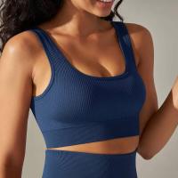 Sujetadores deportivos sin costuras para mujer, ropa interior a prueba de golpes para correr en el gimnasio, top corto, sujetador de yoga transpirable - details 53