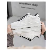 Zapatos De Los Hombres Nuevos Transpirables Pequeños Zapatos Blancos Masculinos Estudiantes Versátil Plataforma Zapatos Deportivos Casual Zapatos De Junta - details 17