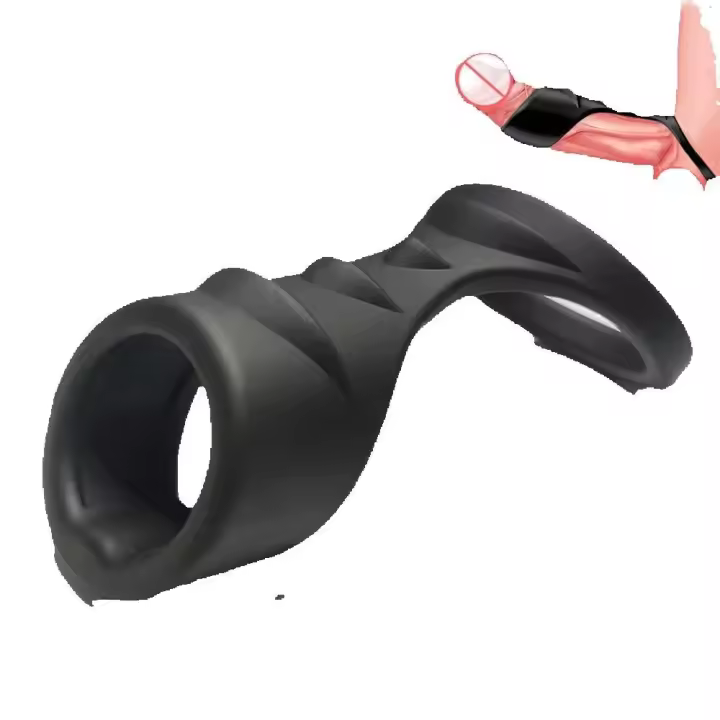 Leten Lock-manga retardante de eyaculación masculina, anillo reutilizable para erección, Juguetes sexuales para hombres, producto de silicona, suministros para adultos - 1