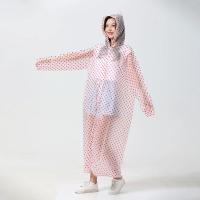 Chubasquero largo grueso de EVA para adultos, Poncho no desechable, impermeable, transparente, 1 piezas - details 2