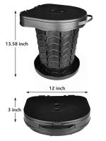 Inodoro portátil retráctil para acampar, orinal de altura ajustable para acampar, coche, viaje, barco, Playa - details 2