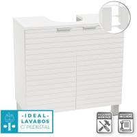 Mueble bajo Lavabo de Pedestal Blanco de 60 cm - details 1