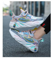 Zapatos de marca para niños, zapatillas de deporte para niñas, zapatos deportivos transpirables para niños, zapatillas de tenis cómodas informales de color rosa a la moda para uso diario - details 15