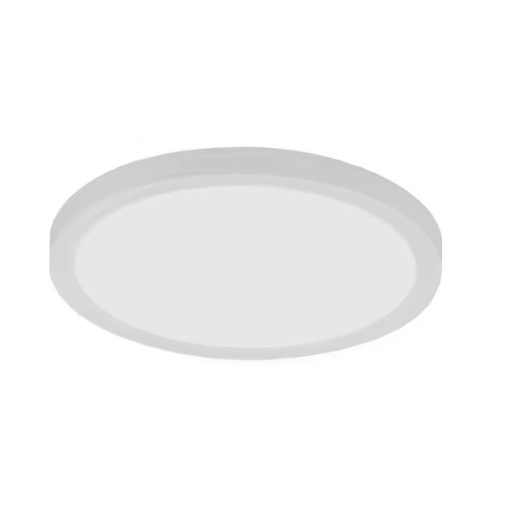 CBJKTX Lámpara de techo LED baño lámpara de baño plana Ø30cm redonda lámpara de cocina dormitorio blanco 24W - 1