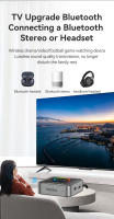 VAORLO Cool RGB Luces coloridas Transmisor receptor de audio Bluetooth 4 en 1 FM 76-108MHz 3.5MM AUX RCA USB Estéreo HIFI Adaptador inalámbrico de calidad de sonido sin pérdidas para TV PC Altavoz para automóvil Auriculares - details 10