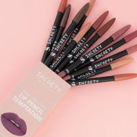 Delineador de labios mate, juego de 12 delineadores de labios mate, Color de larga duración - details 8