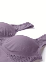 Sujetador deportivo con almohadillas incorporadas, transpirable, alta elasticidad, sin aros, perfecto para yoga, fitness, correr - details 18