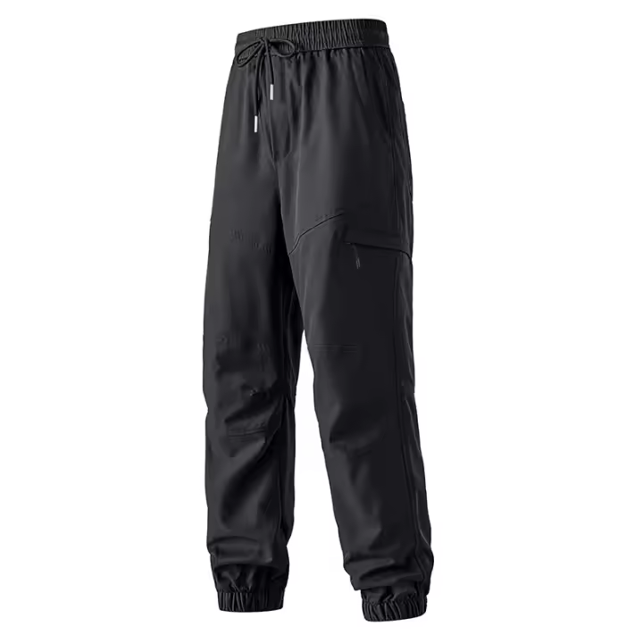Pantalones Cargo Retro para Hombres CHAIFENKO Largo Completo, Material de Poliéster, Moda de Primavera-Otoño - 1