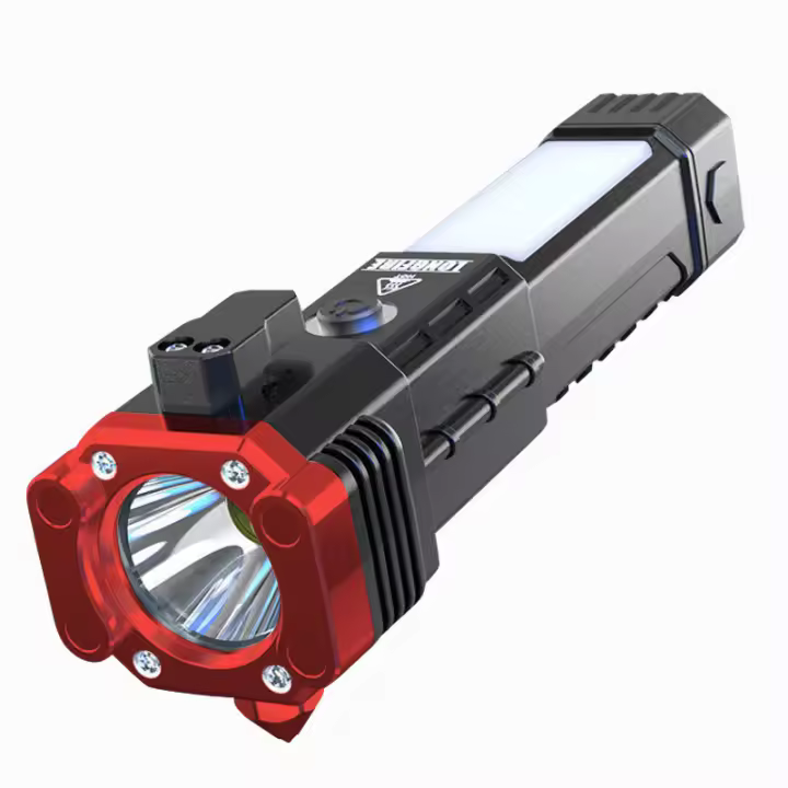 Linterna Multifuncional de Alto Brillo Martillo de Seguridad para Coche - 1