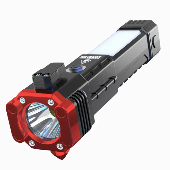 Linterna Multifuncional de Alto Brillo Martillo de Seguridad para Coche - 1